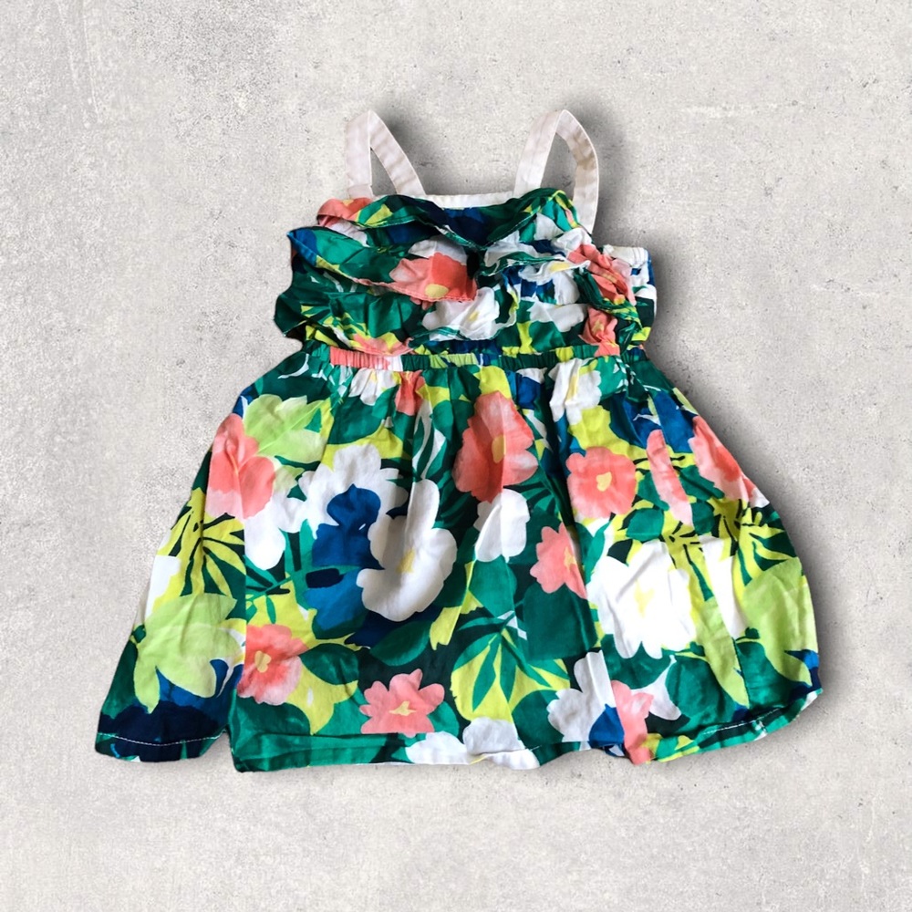 Gymboree Ruffle Floral Summer Dress Great Condition Girls Size 2T